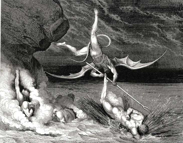 Illustration zu Dantes Inferno